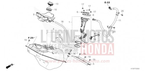 FUEL TANK NSS350AN de 2022